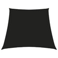vidaXL Sonnensegel Oxford-Gewebe Trapezförmig 3/5x4 m Schwarz