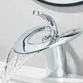 Wasserfall Waschtischarmatur Badarmatur Wasserhahn Bad Waschbecken Mischbatterie