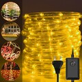 10m-50m LED Lichterschlauch Lichternetz Partylicht Lichterkette Lichtschlauch