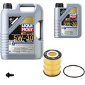 BOSCH Ölfilter 6L Liqui Moly Special Tec F 5W-30 für Land Rover Range 3.0 D 4x4