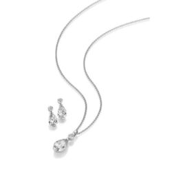 Giorgio Martello Set Ankerkette mit Anhänger und Ohrstecker 925/-Silber, rhodini