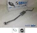 IMASAF Auspuff Mitteltopf für Citroen/Peugeot Xsara+306 Cabriolet 1.4+1.6 98-05