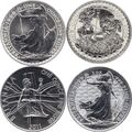 Silber 1 Unze UK Britannia £ 2 Münzen 1997 - 2023 Jahr auswählen Gold Investition