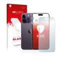 upscreen Panzerfolie Schutzglas für Apple iPhone 14 Pro Max (Display+Kamera) 9H 
