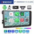 ESSGOO 9“ Android 13 2+64G Bluetooth Autoradio Freisprecheinrichtung