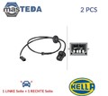 6PU 012 806-901 ABS SENSOR DREHZAHLFÜHLER HINTEN HELLA 2PCS NEU OE QUALITÄT