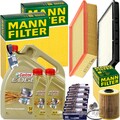 MANN INSPEKTIONSPAKET+7L CASTROL 5W-30 MOTORÖL passend für BMW 3er E36 320-328i