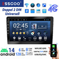 6+128G Doppel DIN Autoradio Carplay Android 14 Bluetooth GPS NAVI WiFi RDS 4G BT