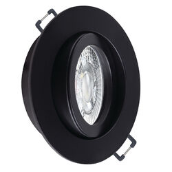 LED Einbaustrahler 230V Set GU10 Einbauleuchte 4W | 6W | 7W dimmbar Schwarz NERO