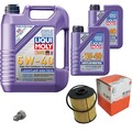 MAHLE Ölfilter 7 L LIQUI MOLY 5W-40 High Tech für VW Transporter IV Golf III