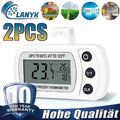 Digitale LCD-Anzeige Gefrierschrank Kühlschrankthermometer mit Haken Wasserdicht