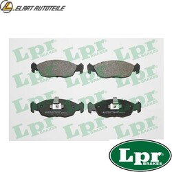 BREMSBELAGSATZ SCHEIBENBREMSE 05P644 FÜR PEUGEOT 106/II 205 306/Convertible 1.1L