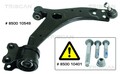 Querlenker Dreieckslenker TRISCAN 8500 10549 für V50 S40 C70 FORD VOLVO C30 MAX