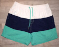 SCHIESSER aqua Herren Badeshorts Badehose Swimshorts Gr. 7/XL dunkelblau grün we