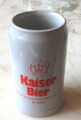 Bierkrug Bierkrüge Krug Geislinger Brauerei Kaiser Bier Kumpf Geislingen 1 Liter