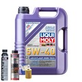 Motoröl 5W40 LIQUI MOLY High Tech 5L+MAHLE Ölfilter +Ölschlammspülung +Cera Tec