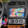 DAB+ Für VW Polo 6R 6C 9N 2008-2015 Autoradio 2+32G Android 14 Apple Carplay USB