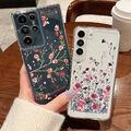 Hülle Für Samsung S25 Ultra S24 S23 Plus S22 S21 FE Stoßfeste Blume Handyhülle