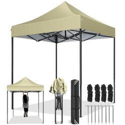 Faltpavillon 2mx2m Pop Up Pavillon Partyzelt Faltbar Sonnenschutz Gartenpavillon