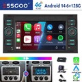 DAB Für Ford Focus Transit MK7 Fiesta 8Kern Android14 Autoradio 128G GPS Carplay