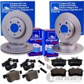 ATE BREMSSCHEIBEN + BELÄGE VORNE + HINTEN für MERCEDES 190 W201 + W124 C124