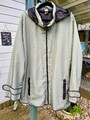 Leichte Übergangsjacke Mit Kapuze Olivgrün/ Schwarz Gr 56 Neuwertig