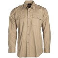 TROPENHEMD langarm khaki beige S-3XL Safarihemd sand 1/1 Arm Ripstop Baumwolle