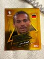 1 x Topps UEFA EURO 2024 Sticker - GOLD (SP) Star Player / Leroy Sané GER SP