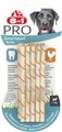 8in1 Delights Twisted Kausticks Pro Dental 10 Stück  Hundefutter