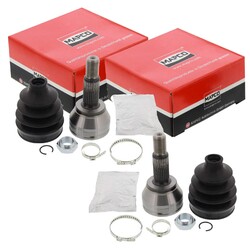 2X MAPCO ANTRIEBSWELLENGELENK SATZ RADSEITIG passend für FORD FIESTA MAZDA 2
