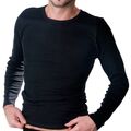 HERMKO 3640 Herren Basic langarmshirt Bio-Baumwolle longsleeve Shirt Rundhals 