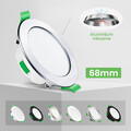 ALUSSO 68mm LED Einbaustrahler 230V Deckenstrahler Ultraflach Deckenleuchte
