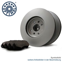 OPTIMAL Bremsscheiben Set + Beläge für VW BORA 1 1J2 Variant 1J6 16V 4motion SDI