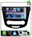  Android 14 128GB Für Nissan Qashqai X-Trail 2013-2017 Autoradio Car Stereo GPS