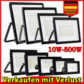 10W-500W LED Fluter Außen strahler Scheinwerfer mit Bewegungsmelder/Stecker IP66