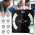 180KG DIGITALE PERSONENWAAGE SMART KÖRPERFETTWAAGE KÖRPERWAAGE BLUETOOTH MIT APP
