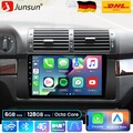 128GB Für BMW 5er E39 9" Autoradio 8Kern GPS Navi Android 13 CarPlay DAB+ SWC 4G