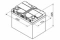 BOSCH Starterbatterie S4 3,55 L (0 092 S40 250) für MITSUBISHI Galant VI DAEWOO