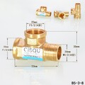1/2 Zoll Gewindefittings aus Messing Schraubfitting Fittinge Fittings IG und AG