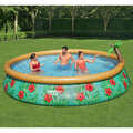 Bestway Fast Set Aufblasbares Pool-Set Paradise Palms 457x84 cm SUS 03