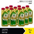 Castrol Edge 0W-20 LL IV BMW Ford MB VW Porsche ACEA C5/C6 9x1 Liter = 9 Liter