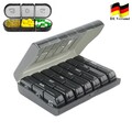 DE Tablettenbox 7 Tage 3 Fächer Einfaches Füllen Medikamentenbox Pillendose Box