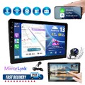 9" 2 DIN 4+64G Carplay Autoradio Android 13 GPS Nav Bluetooth FM WIFI +Kam MIK