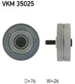 SKF Umlenk-/Führungsrolle, Keilrippenriemen Mitte, Oben, Rechts u.a. für HONDA