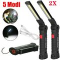 4X COB LED-KFZ Arbeitsleuchte Akku Werkstattlampe Handlampe Mit Magnet Stablampe