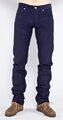 neu Naked & Famous Slim Guy Herren Cord Jeans indigo blue warp corduroy 30/32