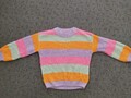 🌈 w.Neu: C&A Mädchen Strick-Pullover Gr.116/6 J., Regenbogenbunt 🌈