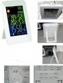 GT-WS-10W Digitale Funk Wetterstation Farbdisplay Wettervorhersage Funkuhr Snooz