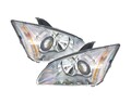 Visteon Scheinwerfer H1+H7 Set Links + Rechts für Ford Focus II Cabrio Limo