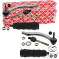 2x FEBI PROKIT SPURSTANGEN MIT LENKMANSCHETTEN Li+Re passend für VOLVO S60 V70